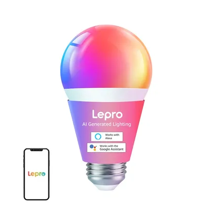 LEPRO B1 E27 LED Bulb with Bluetooth and Wi-Fi, 806 lm